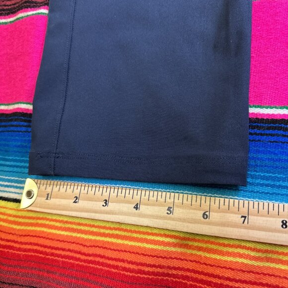 Lululemon Mens 34x35 Commission Pant Classic Fit Warpstreme Navy Blue Golf Perf - Picture 7 of 9